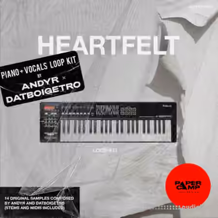 Andyr x datboigetro HEARTFELT (Piano + Vocals LOOP KIT) [WAV, MiDi]