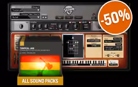 Applied Acoustics Systems Tropical Jam Strum GS-2 Soundpack [Synth Presets]