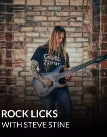 GuitarZoom Rock Licks with Steve Stine 2020 [TUTORiAL]
