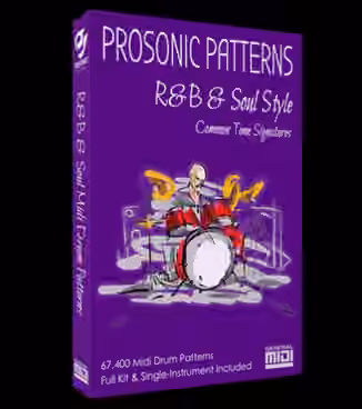 Prosonic Studios Midi Grooves R&B and Soul Drum Library [MiDi]