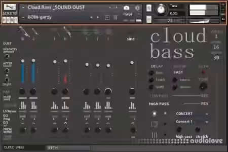 Sound Dust Cloud Bass [KONTAKT]